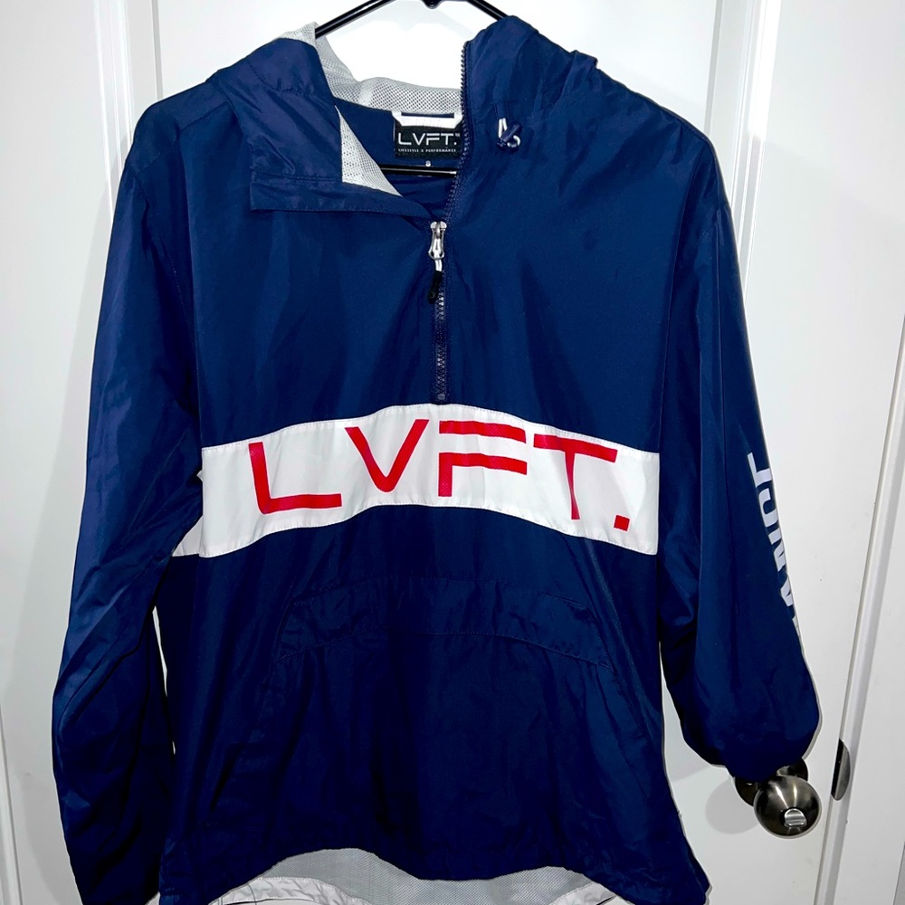 LIVEFIT quarter zip wind breaker.